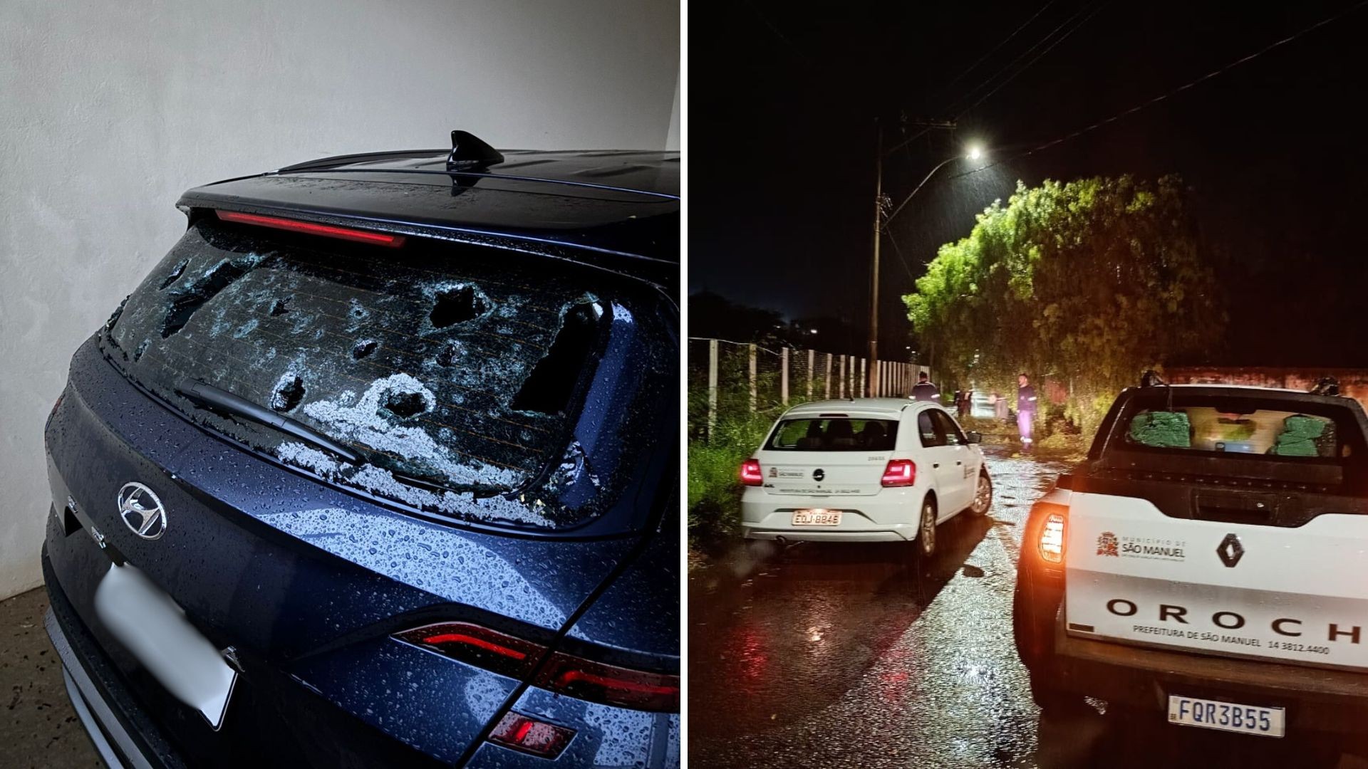 Escolas suspendem aulas após estragos causados por queda de granizo em São Manuel