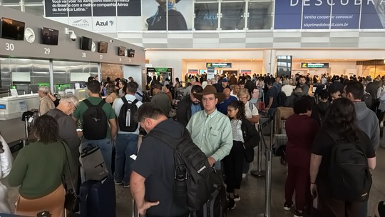 Falta de energia provoca filas e afeta embarque no Aeroporto de Viracopos