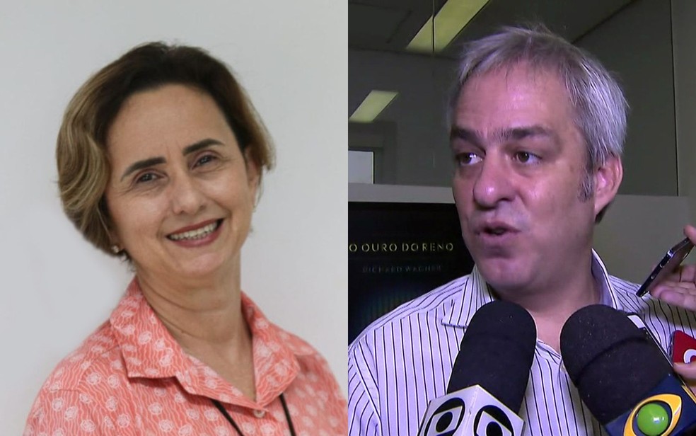 Ivaneide Dantas e Alexandre Schneider — Foto: Divulgação e TV Globo