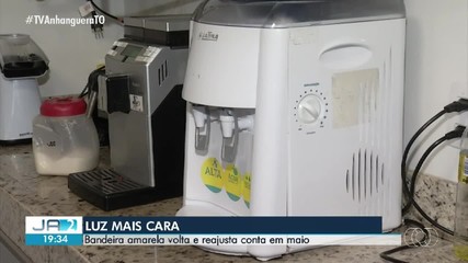 Energia fica mais cara com bandeira amarela a partir de maio no estado