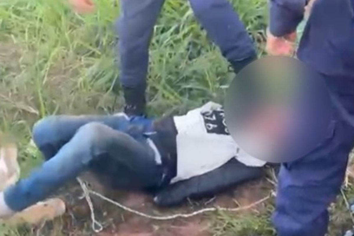 VÍDEO: homem é amarrado, agredido na cabeça e arrastado por agentes da Guarda Municipal de Campo Grande