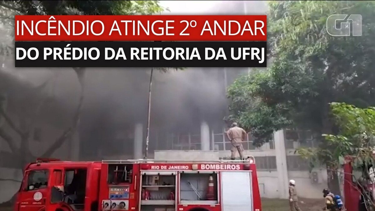 Incêndio Atinge Prédio Da Reitoria Da Ufrj No Fundão Rio De Janeiro G1 