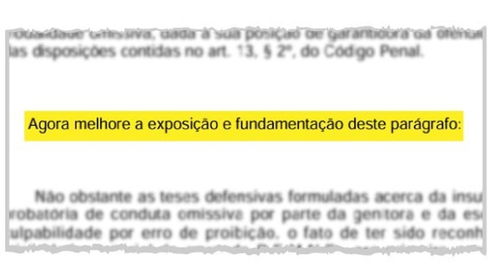 Decisão que absolveu réu por estupro de menina de 12 anos tem trecho de IA — Foto: Reprodução