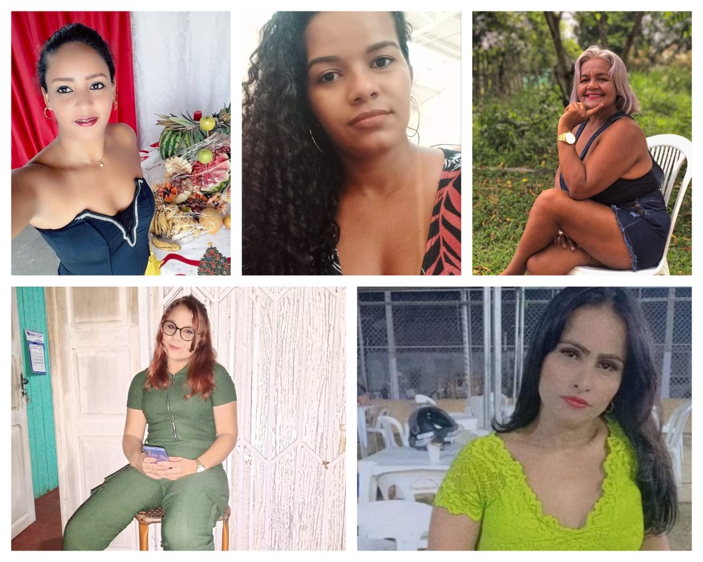 Feminicídios de acreanas em 2024 — Foto: g1 AC