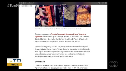 g1 Tocantins: shows fazem esquenta para a Agrotins