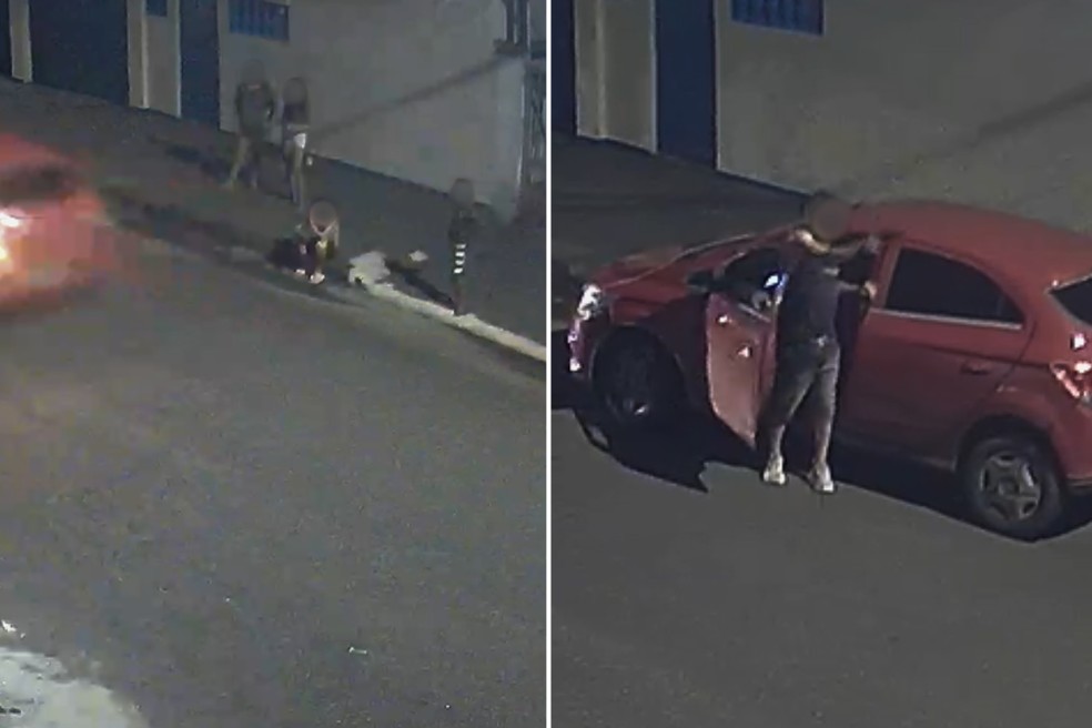 PM aposentado atira na direção de crianças em Itanhaém (SP) — Foto: Reprodução