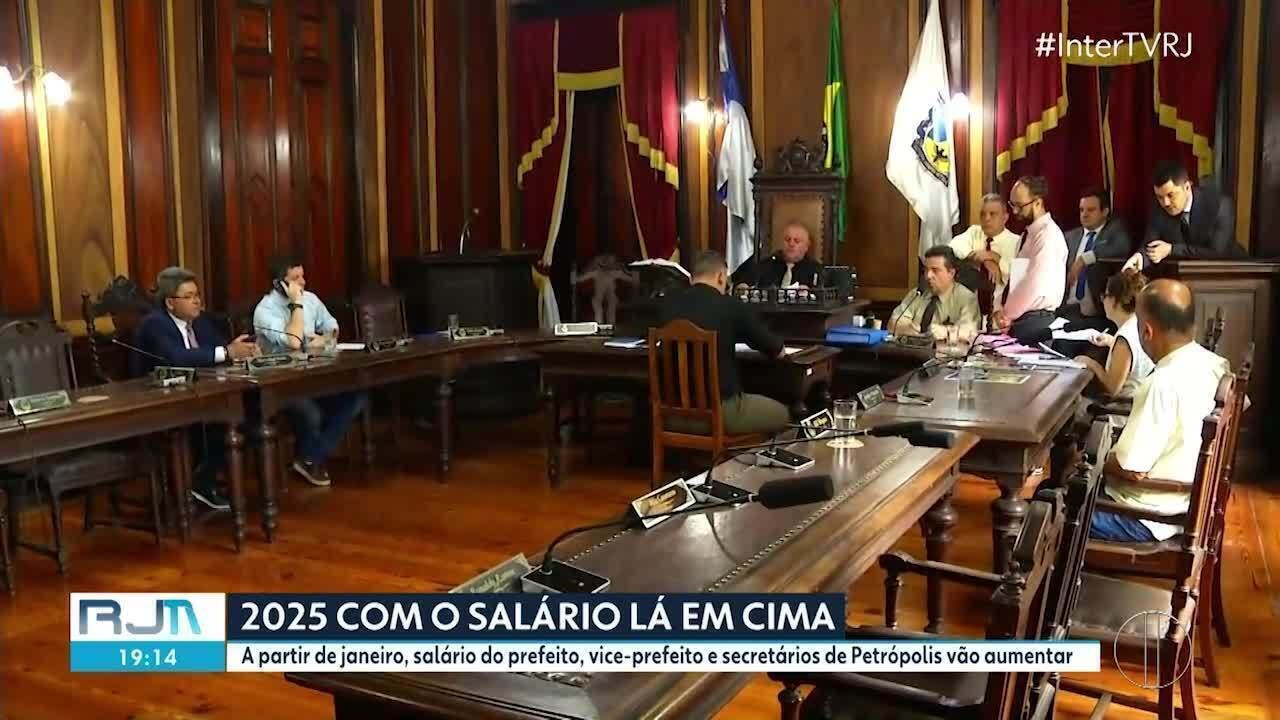 Prefeito, vice e secretários de Petrópolis vão ter aumento de 70% nos salários