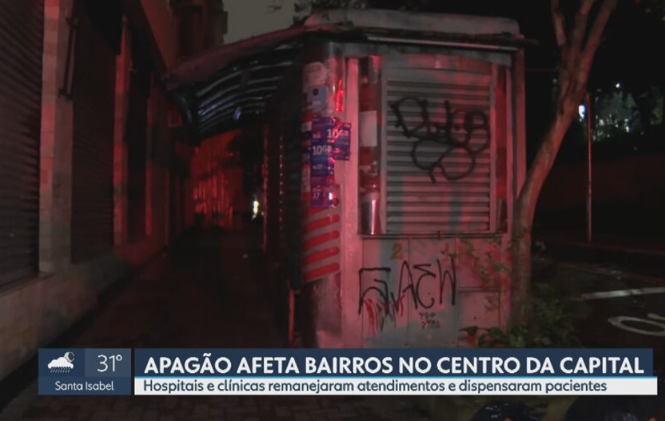 Apagão de 10 horas afeta 35 mil moradores e hospitais no Centro de SP