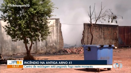 Energisa desliga de energia em locais próximos ao centro de reciclagem que pegou fogo