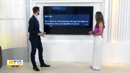 Telespectadores do interior mostram o amanhecer e participam do programa