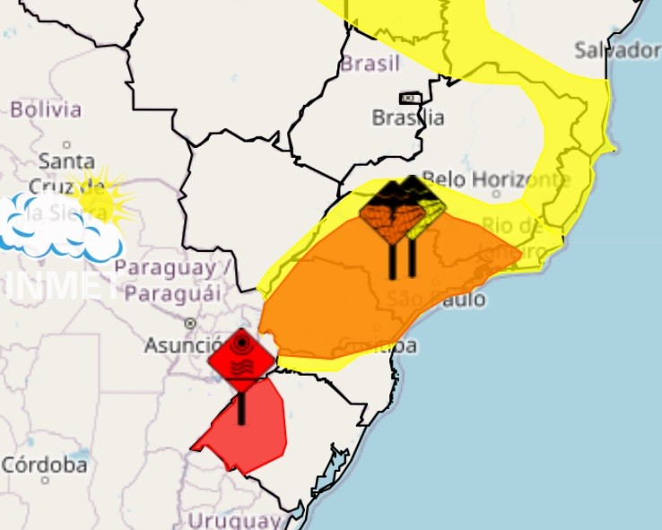 Região de Piracicaba entra em alerta para temporais de até 100 milímetros; veja previsão por cidades