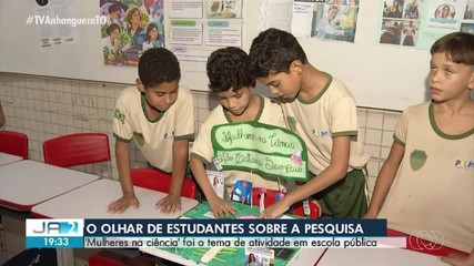 Escola pública de Palmas realiza atividade com tema 'Mulheres na Ciência'
