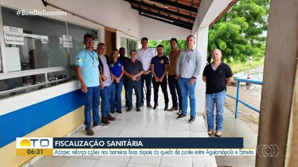 Adapec intensifica ações nas barreiras fixas após desabamento de ponte entre TO e MA
