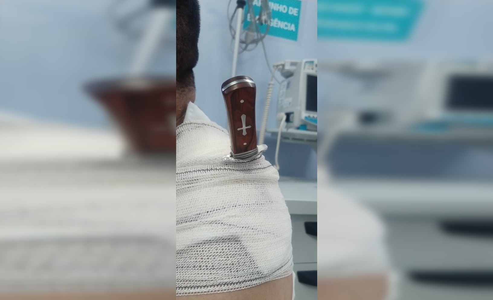 Homem fica com faca cravada no ombro durante briga generalizada em festa do Dia do Trabalhador em Sorocaba