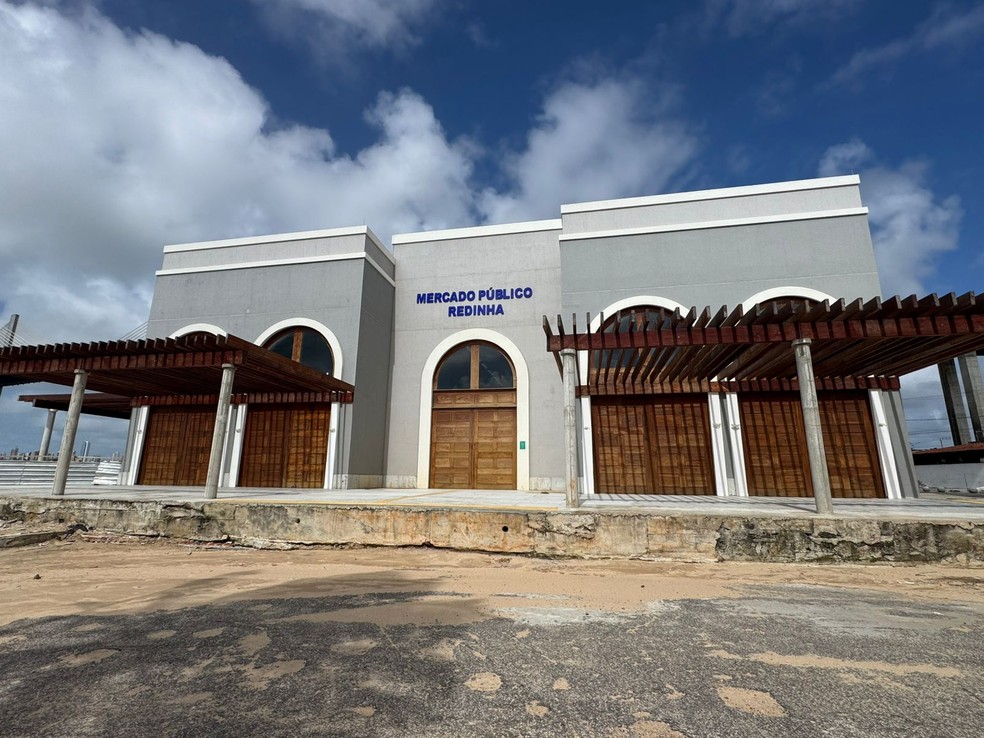 Mercado da Redinha segue fechado em Natal — Foto: Sérgio Henrique Santos/Inter TV Cabugi