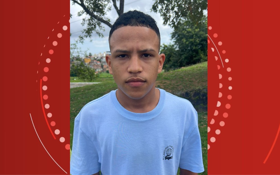 Segundo a Polícia Militar, Carlos Felipe Barbosa Menezes dos Santos foi detido em abril deste ano por roubo de carro — Foto: Polícia Militar da Bahia