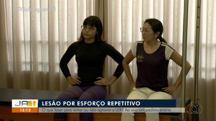 Ortopedista explica o que a lesão por esforço repetitivo no JA 1 desta quarta-feira (28)