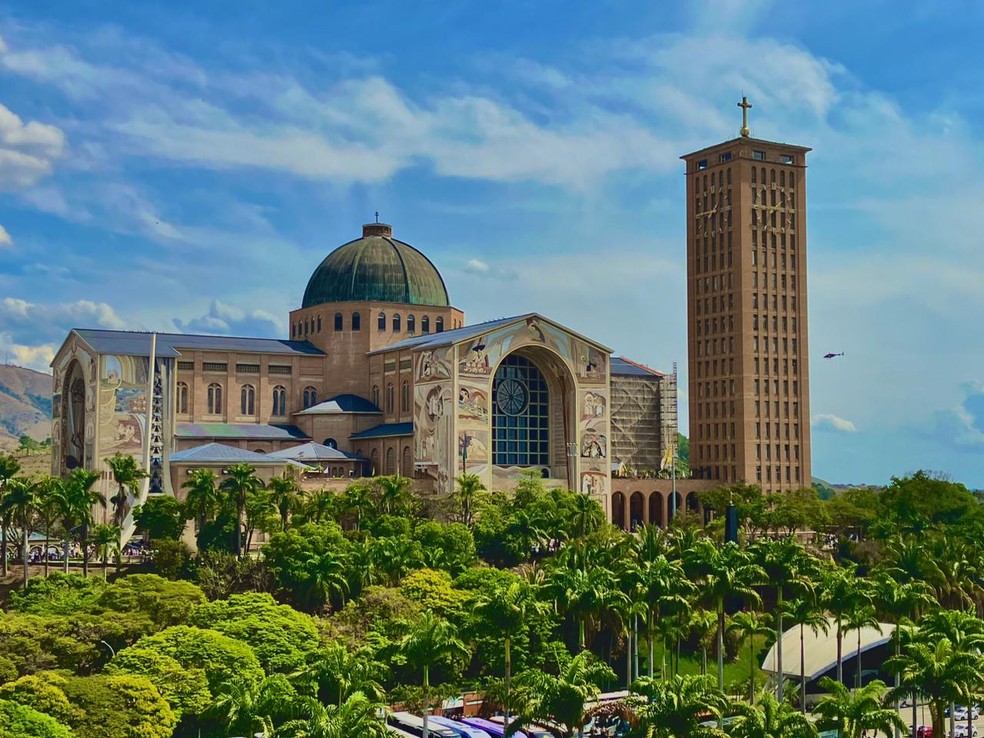 Santuário Nacional de Aparecida — Foto: Lucas Tavares/g1