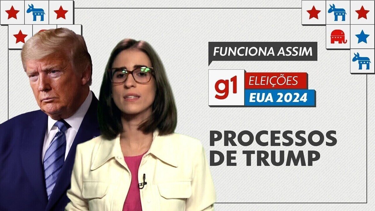 Funciona Assim: Entenda os processos na Justiça que podem afetar candidatura de Trump nas eleições dos EUA