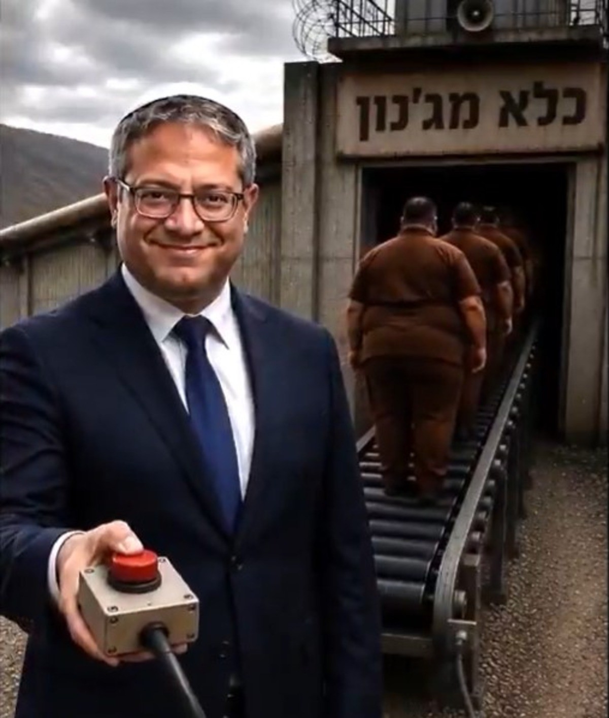 Ministro de Netanyahu posta vídeo celebrando fome de palestinos em prisões de Israel; cena é comparada a campo de concentração