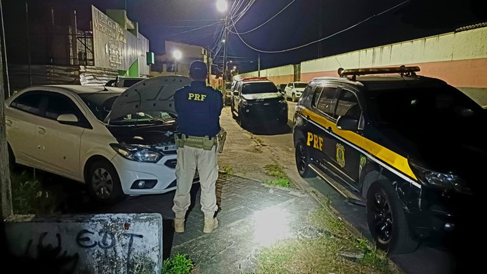70 veículos clonados são recuperados pela PRF em 2024 no Ceará. — Foto: PRF/Reprodução