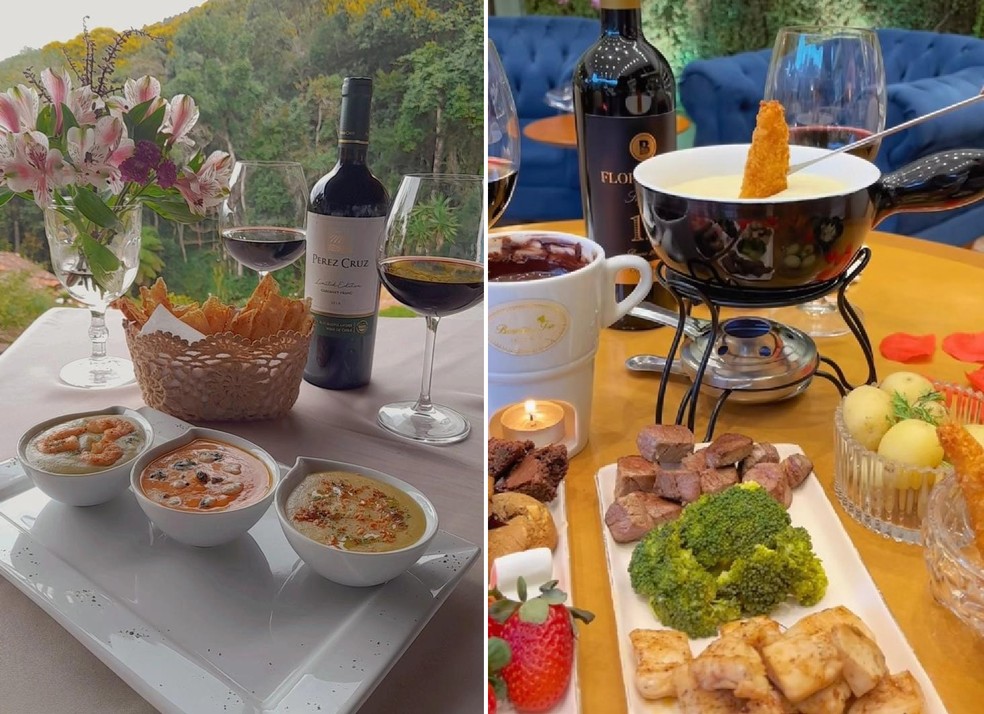 Festival em Petrópolis traz as delícias gastronômicas de inverno, como caldos, cremes e fondue — Foto: PC&VB/Divulgação
