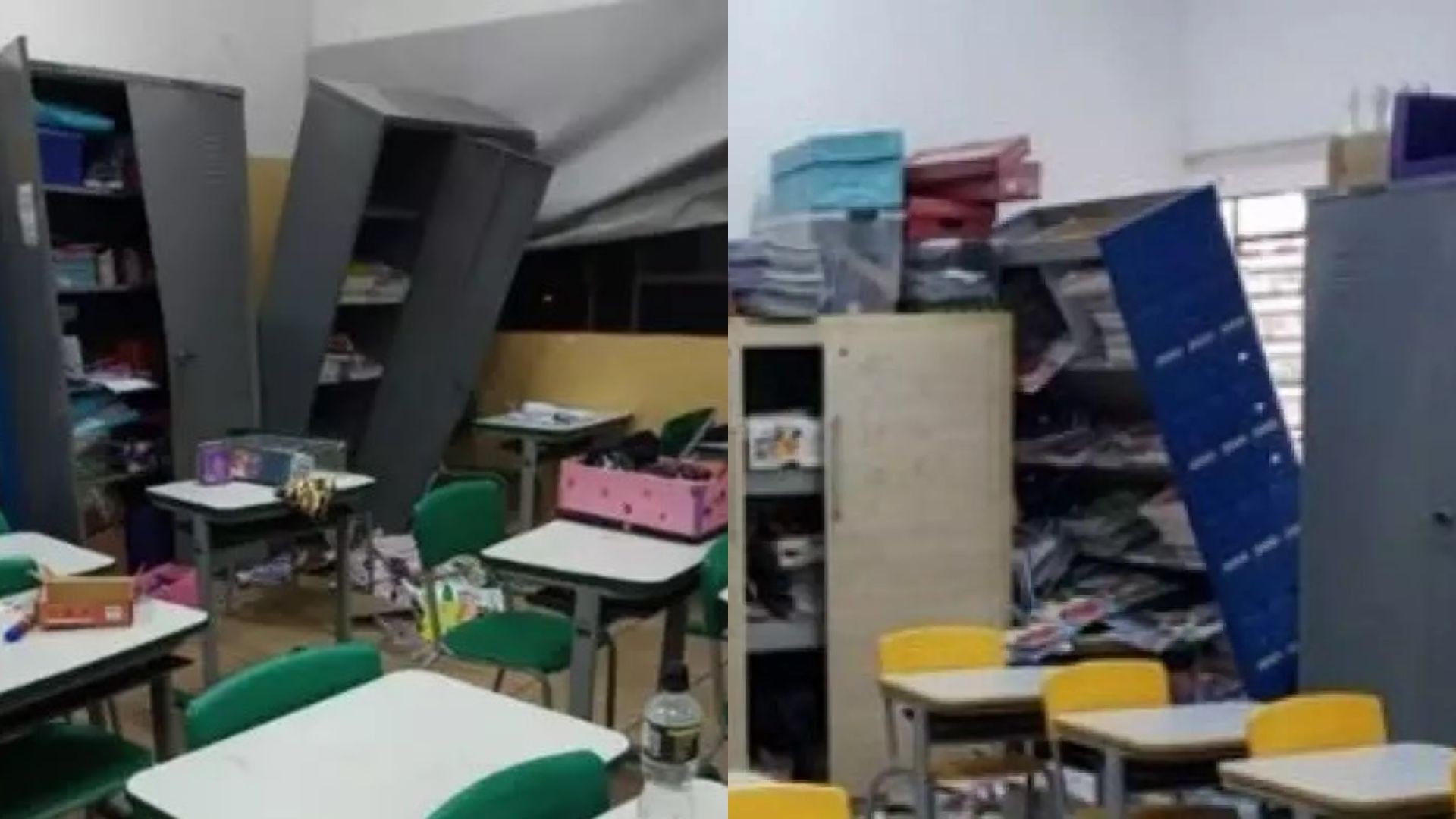 Vândalos invadem escola e destroem salas de aula em Bauru