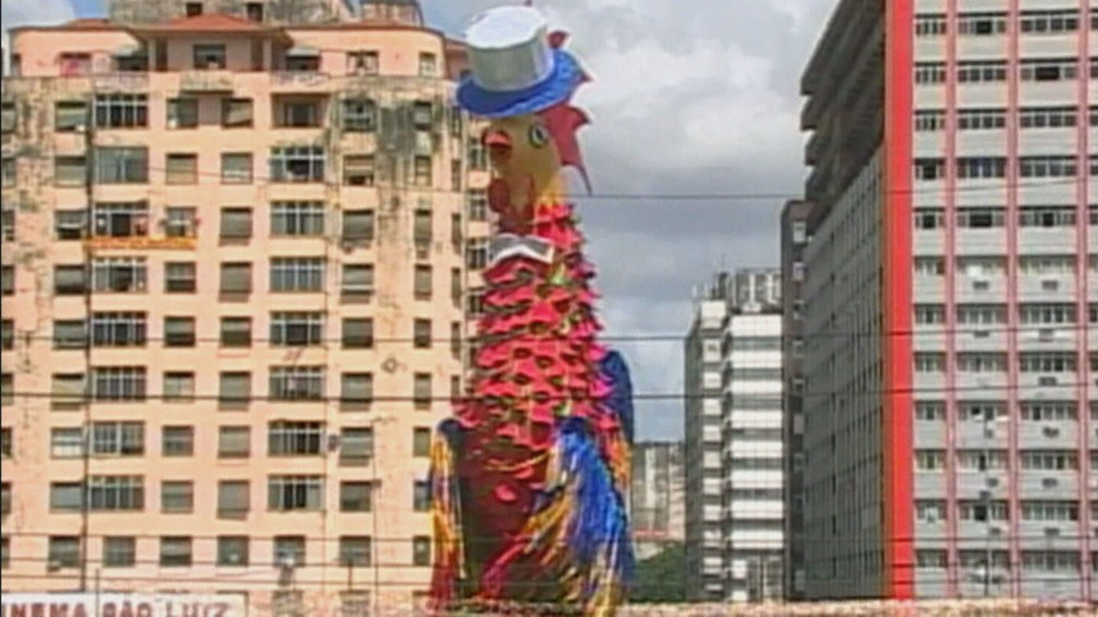 Galo Gigante no carnaval do Recife de 2009 — Foto: Acervo/TV Globo