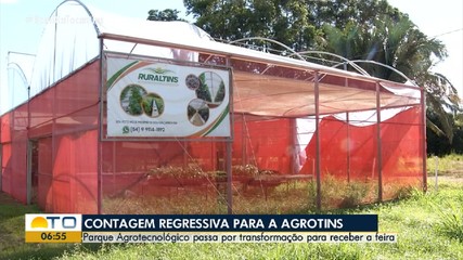Parque agrotecnológico recebe preparativos para receber a Agrotins