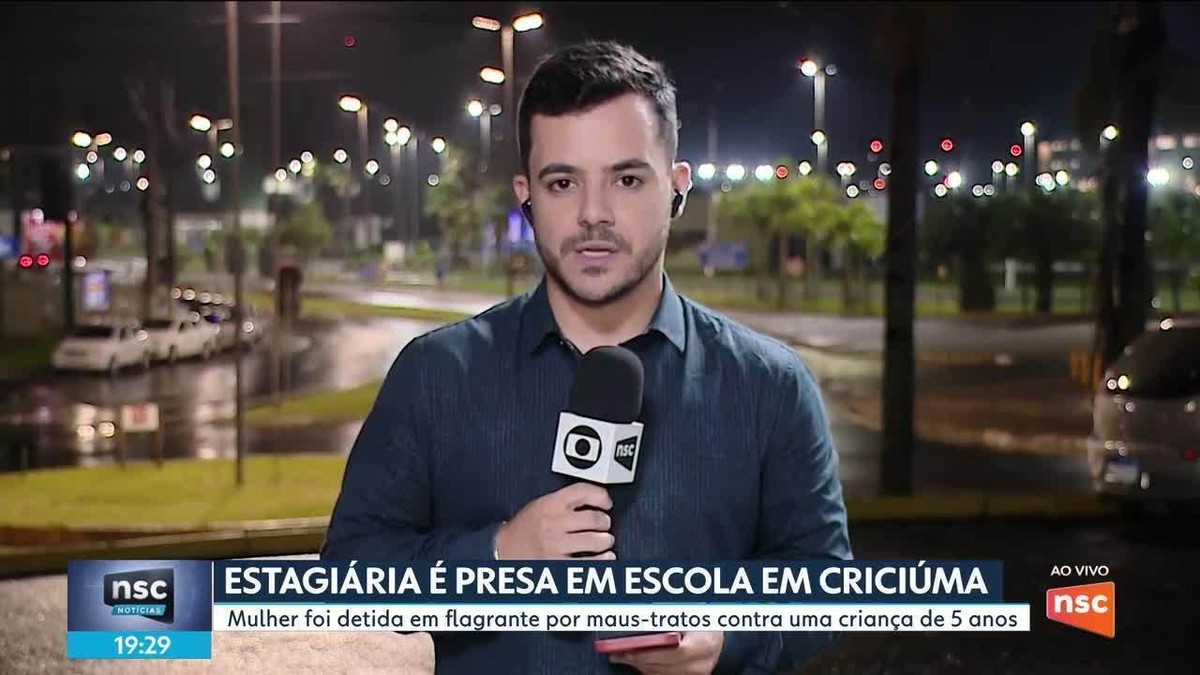 Estagiária suspeita de agredir criança de 5 anos em escola é detida em flagrante em Criciúma