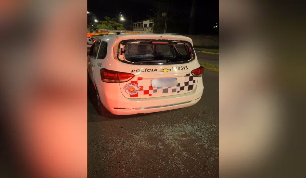 Confusão em bar termina com perseguição, homem baleado e policial ferido no interior de SP