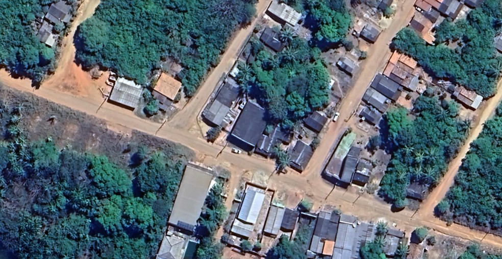 Agro Vila do Cuca em Tucumã — Foto: Reprodução/Google Earth
