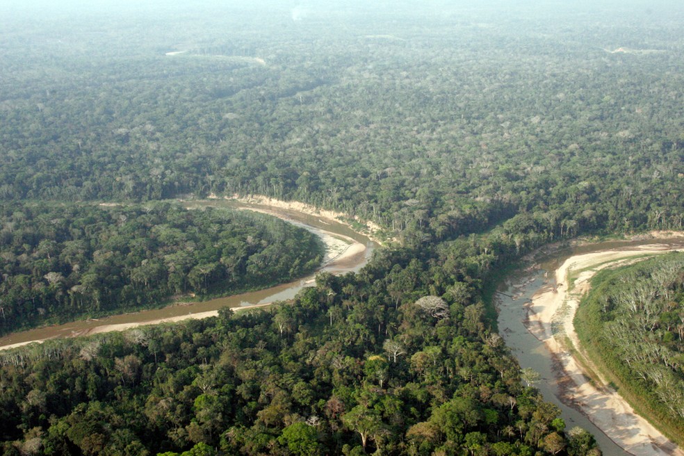 Reserva Extrativista Chico Mendes, no interior do Acre, teve uma reduo de 71% no desmatamento — Foto: Juvenal Pereira/ WWF-Brasil