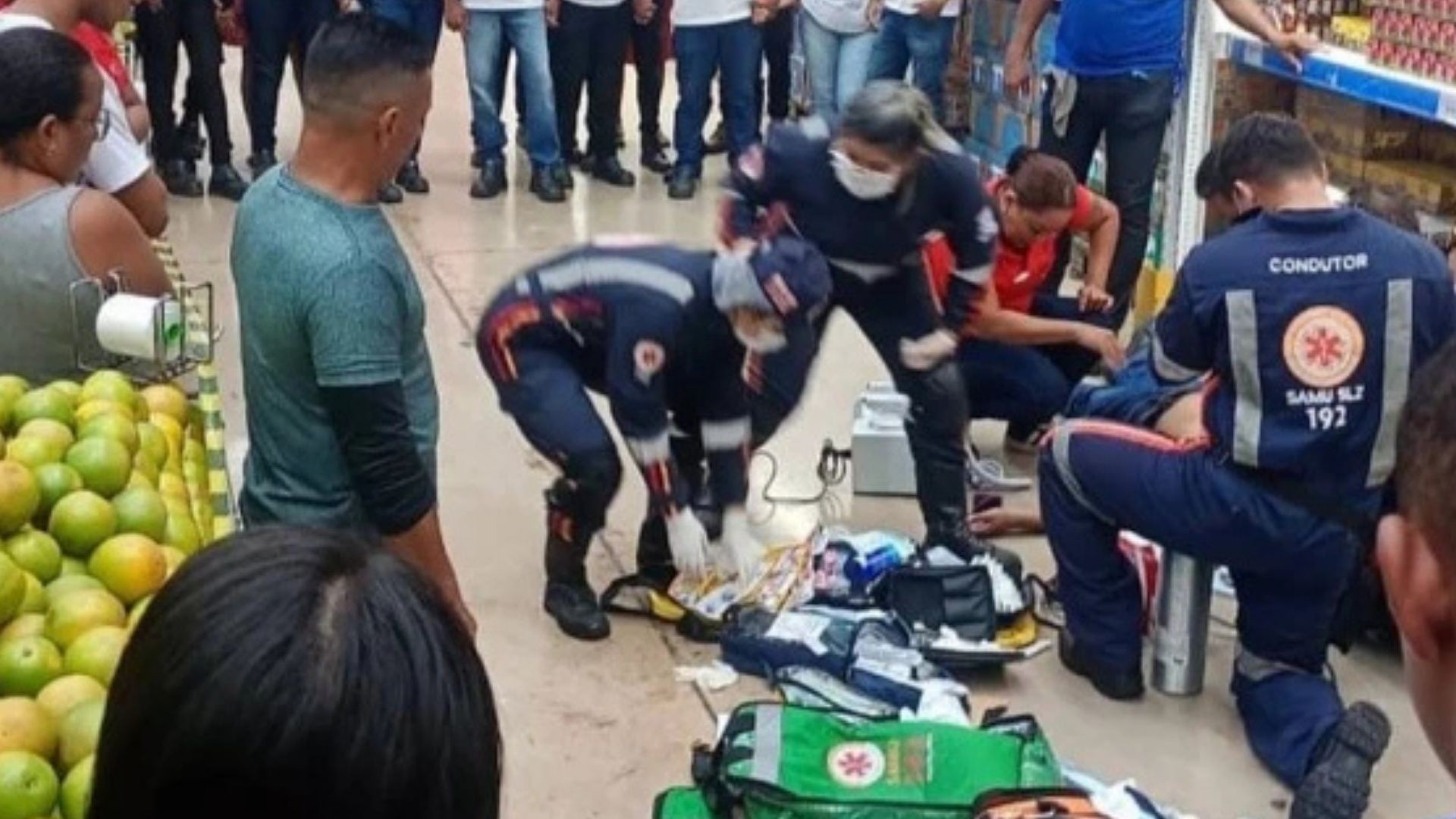 Funcionário morre após sofrer mal súbito em supermercado em Paço do Lumiar, na Grande São Luís