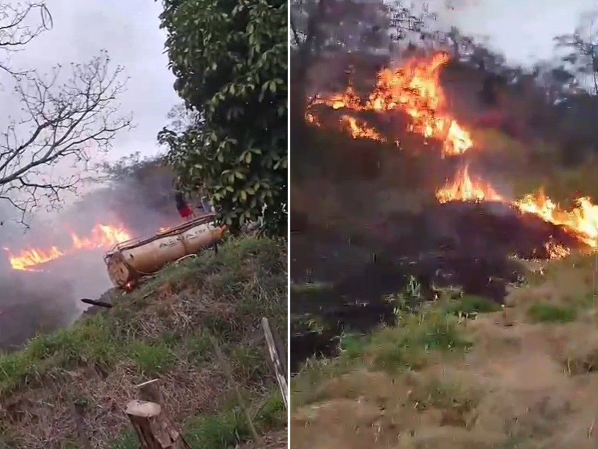 Incêndios em Porciúncula ameaçam Lar dos Velhos e destroem dois hectares de vegetação