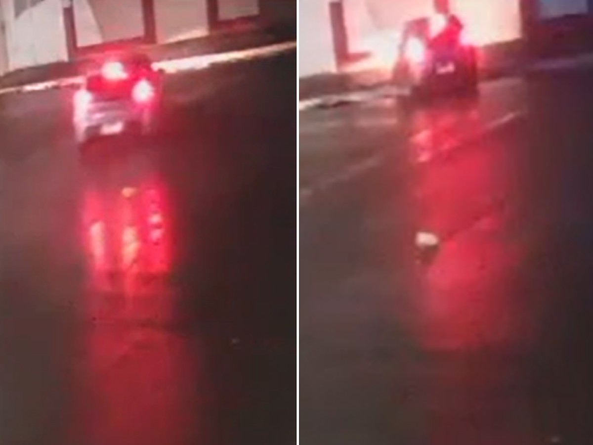 VÍDEO: homem é preso com arma após bater carro contra comércio em perseguição policial  