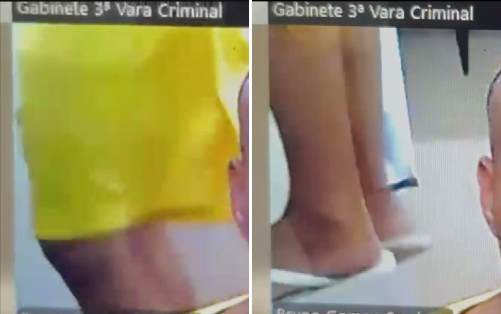 Vídeo mostra momento em que preso suspeito de matar servidor universitário foge de presídio durante audiência 
