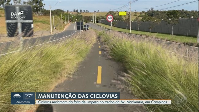 Ciclistas reclamam da falta de manutenção das ciclovias em Campinas