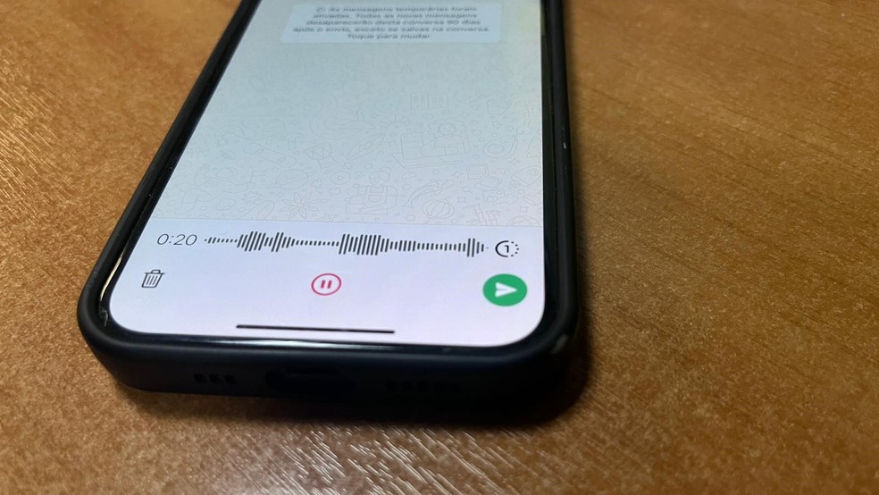 Áudio gravado em aplicativo de mensagens; morador foi condenado por ofensa a síndico no RS — Foto: g1