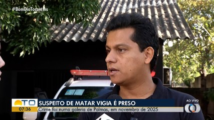 Foragido suspeito de matar vigia após discussão em shopping é preso em Palmas