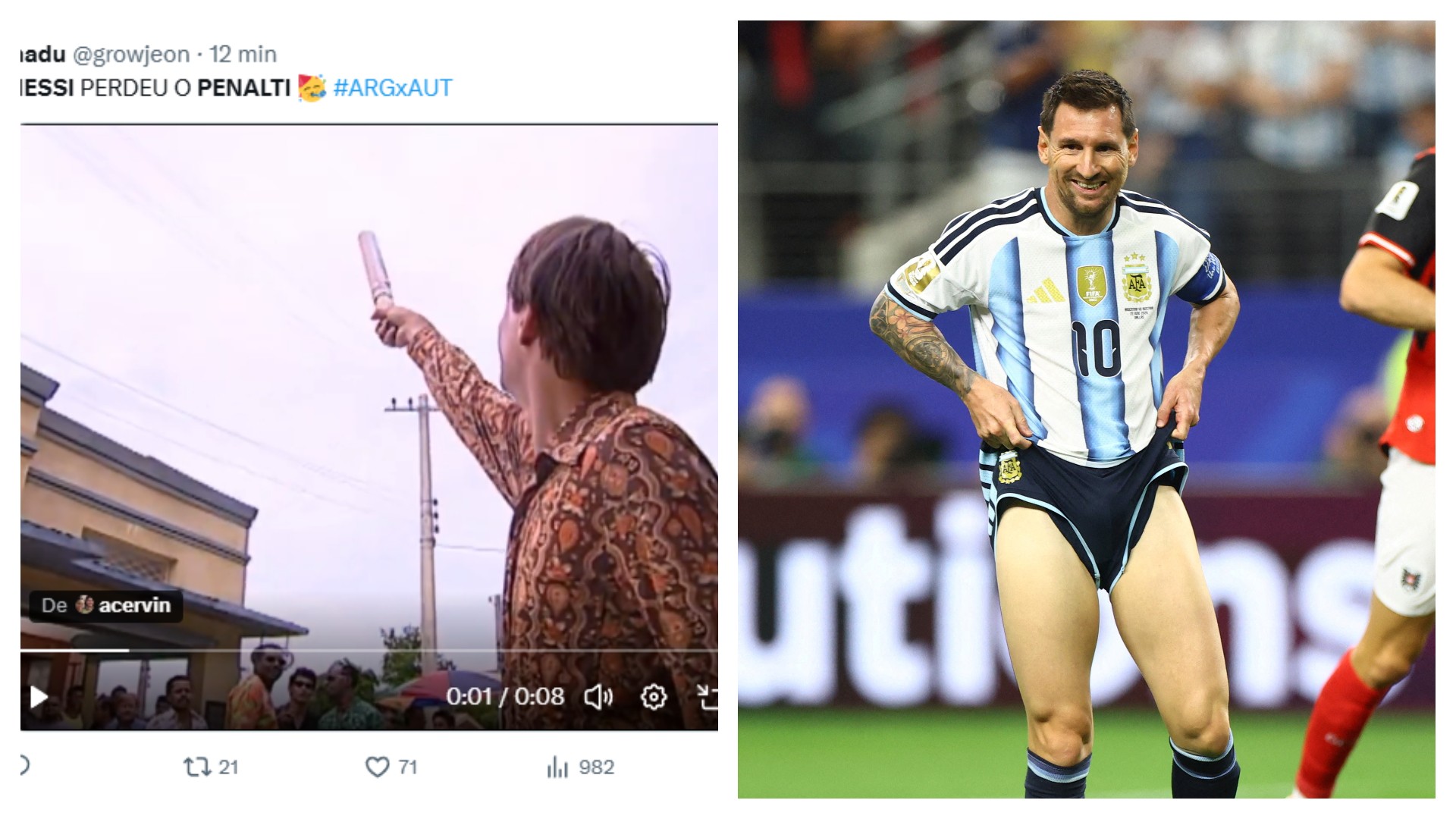 Memes: Messi perde pênalti e internet reage; veja