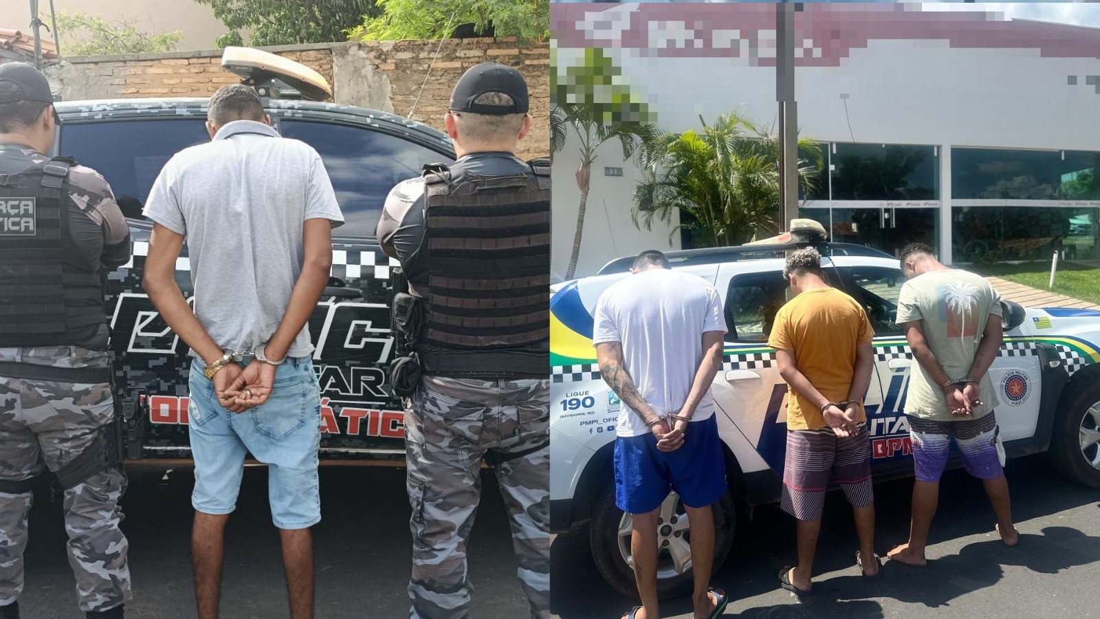 Suspeitos de matar mulher e balear sobrinho em bar no Piauí são presos