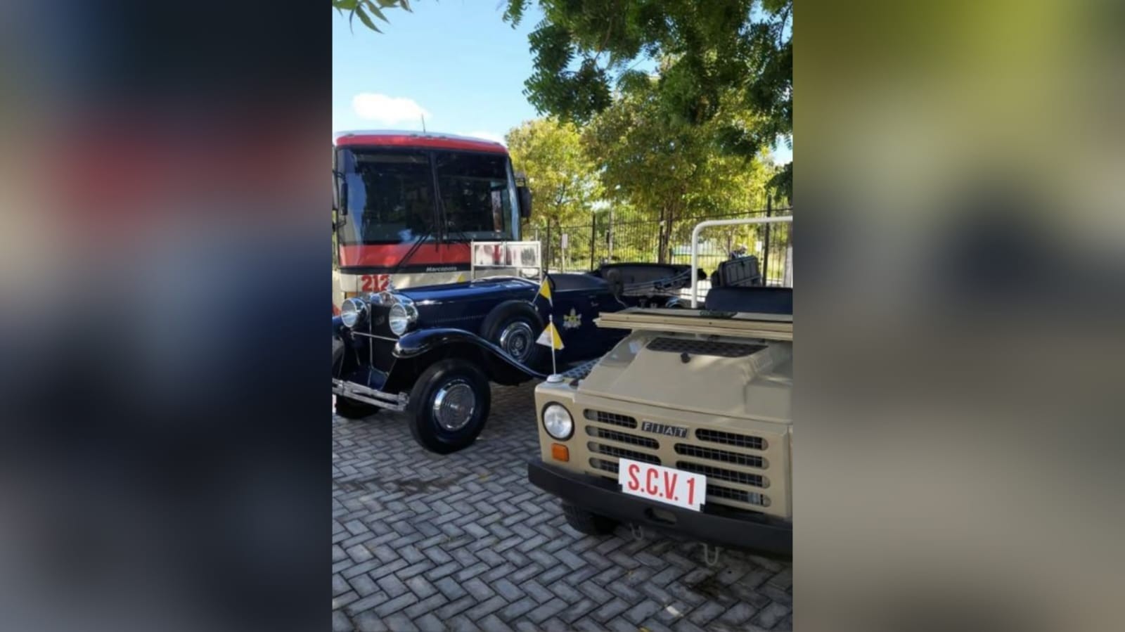 Visita do papa João Paulo II a Fortaleza é relembrada com desfile de automóveis de colecionadores; veja