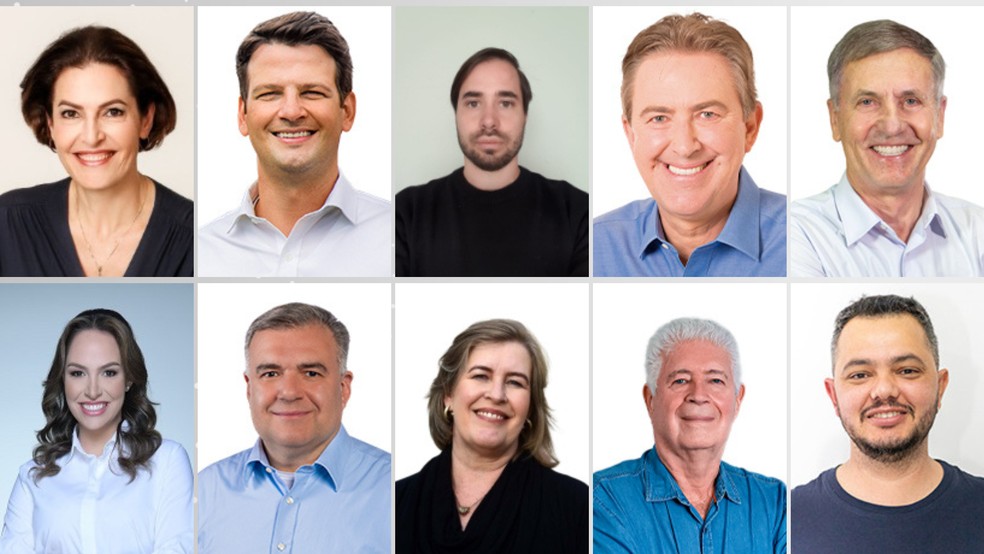 Veja quem são os candidatos a prefeitura em Curitiba. — Foto: TSE