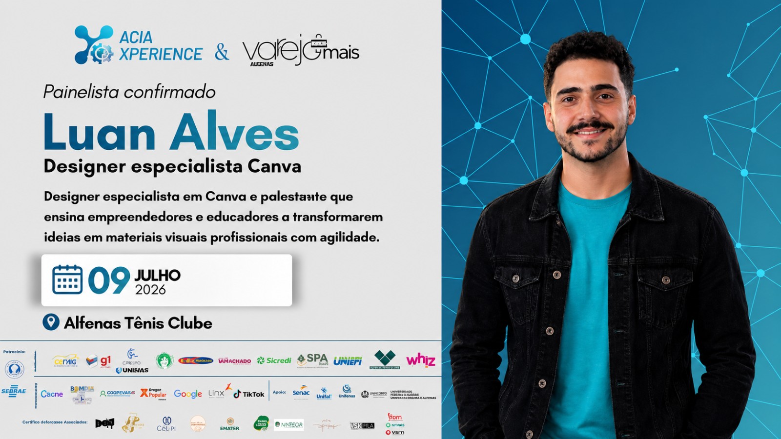 Canva marca presença no ACIA Experience & Varejo+ com oficinas e painel sobre o futuro
