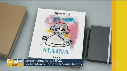 Cantora Karina Buhr lança livro no Recife e em Garanhuns - Programa: Bom Dia PE 