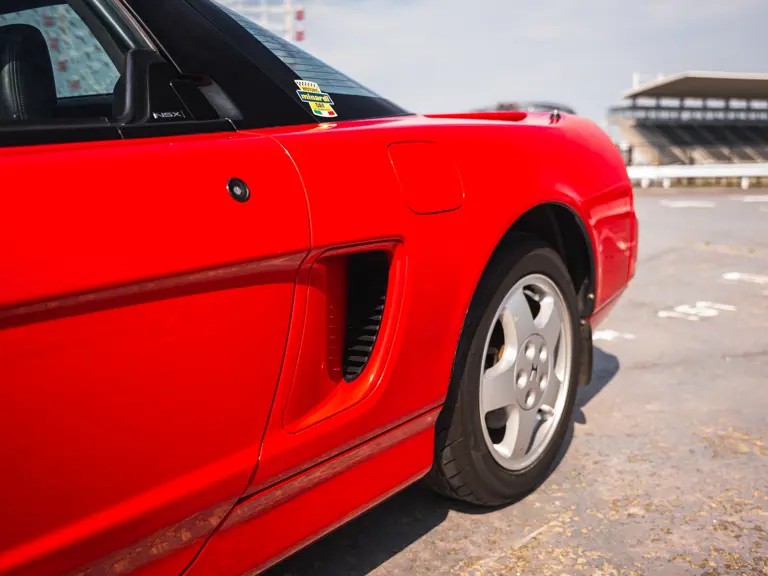 Detalhes do Honda NSX 1991 de Ayrton Senna que vai a leilão na Inglaterra. — Foto: Divulgação / RM Sotheby's