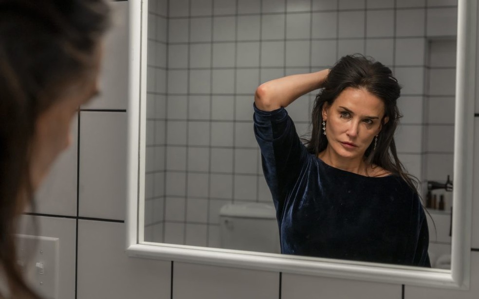 Demi Moore em 'A Substância' — Foto: Divulgação