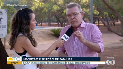 Incra inicia inscrições e seleção de famílias para moradores de novo assentamento