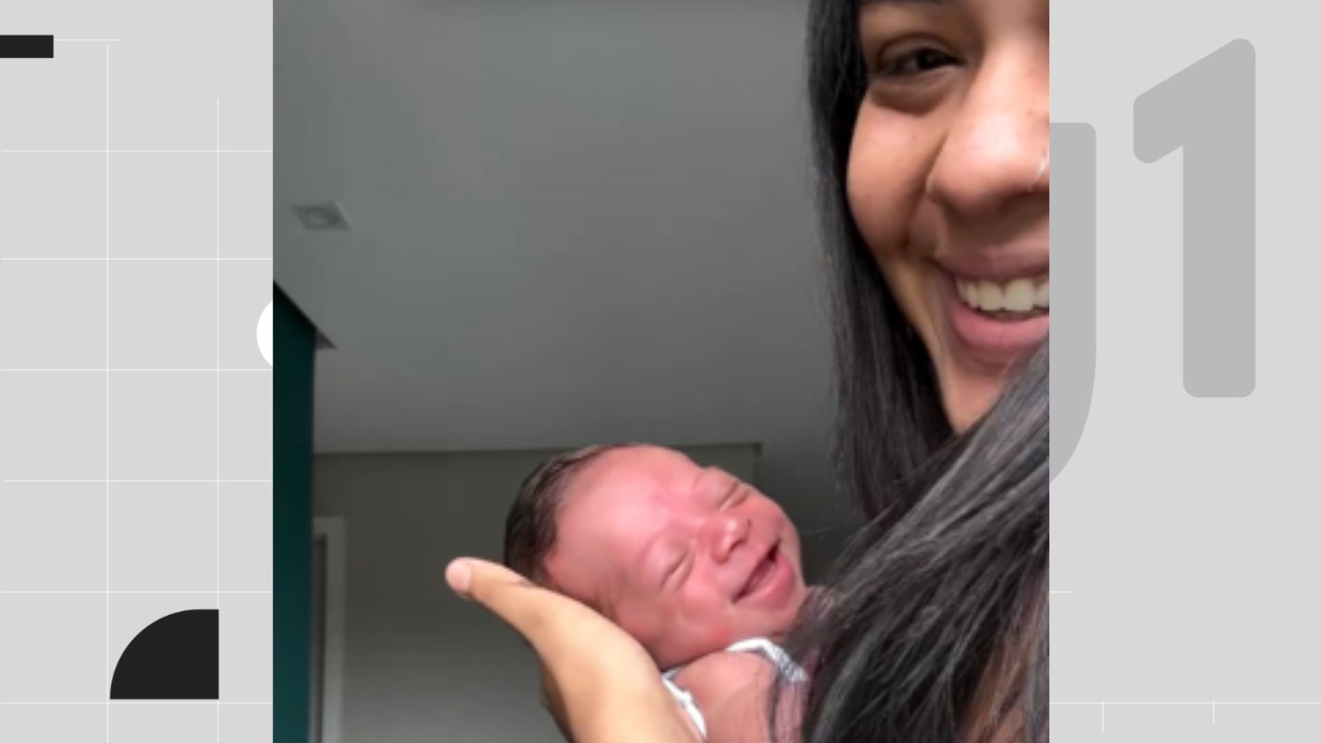 Recém-nascido 'reggaeiro' sorri ouvindo Edson Gomes com mãe e cena viraliza; VÍDEO